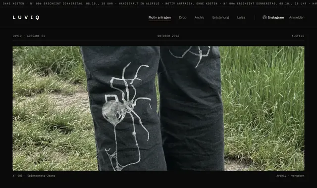 Startseite von Luviq Universe